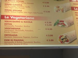 La Caveja - vegetarian piadinas at La Caveja in Trieste