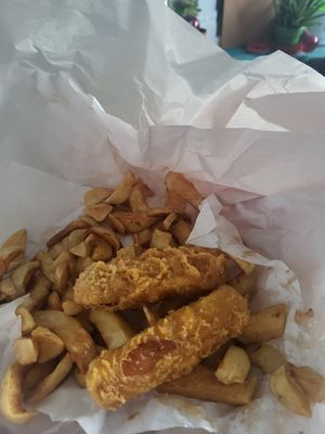 Vegan Sausage at New Cod on the Block in Sheffield