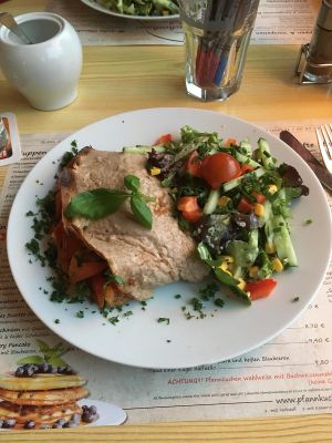 Ritter Pfannkuchen vegan  at Pfannkuchen Haus in Fehmarn