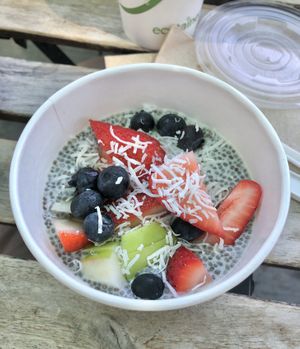 Vegan Chia Pudding!  at Julie's Coffee and Tea Garden in Alameda