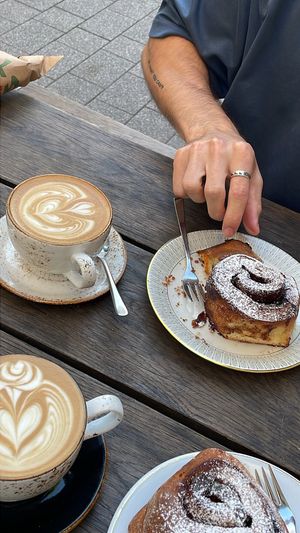 cinnamon buns  at Schwätzer & Söhne in Giessen