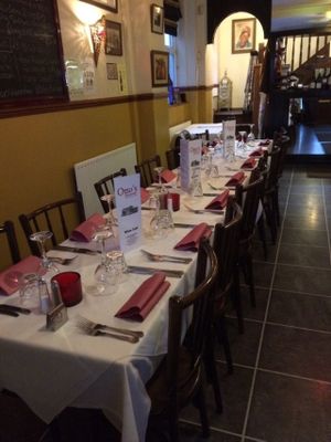 Parties or smaller tables catered at Otto's Restaurant in Sheffield