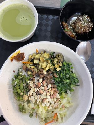 Tempeh nice 1.8$ & their signature 6.8$ but the sauce is with strong cilantro taste   at FIREFLY 萤火虫 by Thunder Tree in Central Singapore