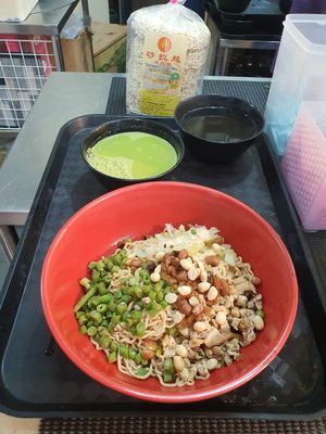 Lei Cha noodle at FIREFLY 萤火虫 by Thunder Tree in Central Singapore