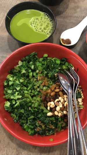 lei cha rice $6.80 👍🏻 at FIREFLY 萤火虫 by Thunder Tree in Central Singapore