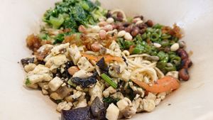 thunder tea kolo mee at FIREFLY 萤火虫 by Thunder Tree in Central Singapore