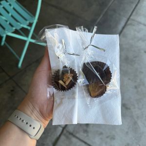 two pieces   at Chocolate Maya in Santa Barbara