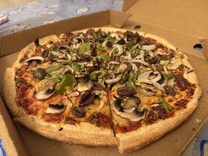 Vegan veggie  at Papa G's Pizza  in Mornington