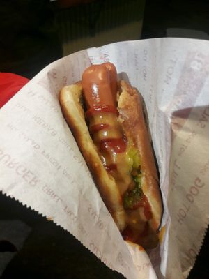 Best hotdog! at Jänö in Helsinki