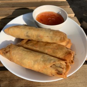 Spring rolls  at Jänö in Helsinki