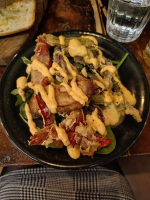 Crispy vegetable Fritto misto at Coppi in Belfast