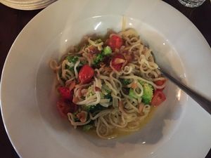 Vegan fresh linguine  at Coppi in Belfast