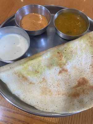 Masala Dosa  at Thali in Reno