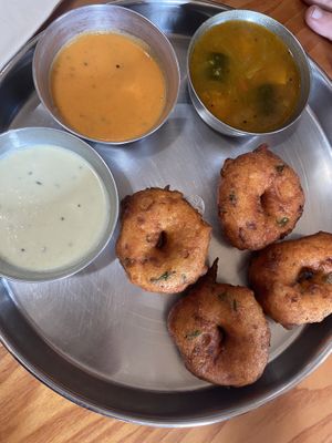 Vada w/Sambar  at Thali in Reno