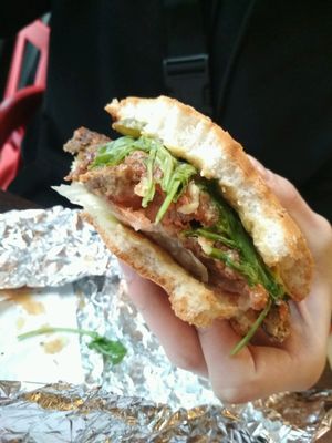 Big Hood Burger  at Hood - Konyushennaya in St Petersburg