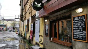 Hood kiosk  at Hood - Konyushennaya in St Petersburg