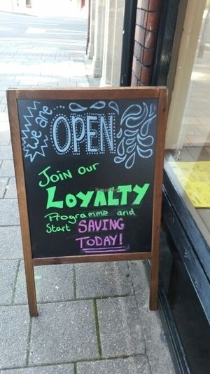 Board at The Moos in Cardiff