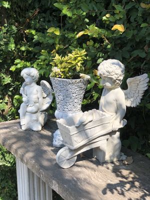 In garden at My Home Cafe & Vegetarian in Chiang Mai