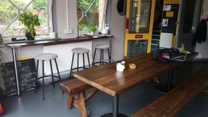 inside at Riverside Sourdough Cafe @ the embassy in Cardiff