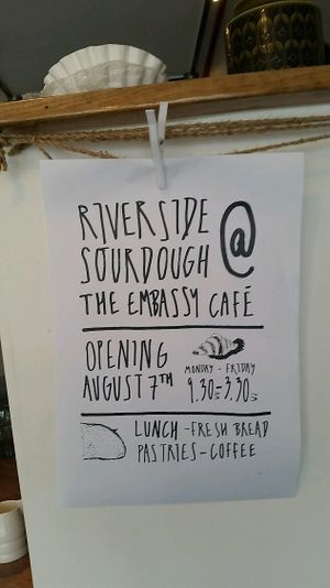 New Management Riverside Sourdough  at Riverside Sourdough Cafe @ the embassy in Cardiff