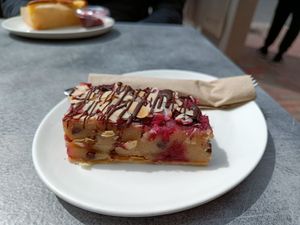 Bakewell slice at Brother Hubbard - North in Dublin