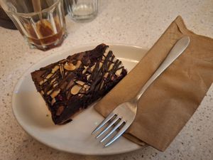 Vegan bakewell at Brother Hubbard - North in Dublin