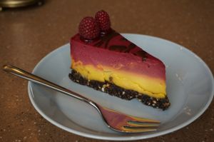 Vegan Cake of the Day at Mr. Fox in Riga