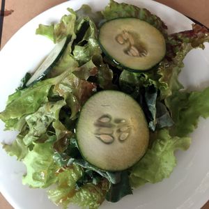 Side salad at Olivia's in Escazu