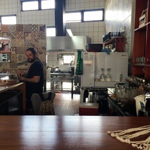 Counter and Kitchen at Olivia's in Escazu