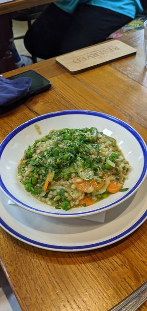 Risotto at The Perch in Oxford