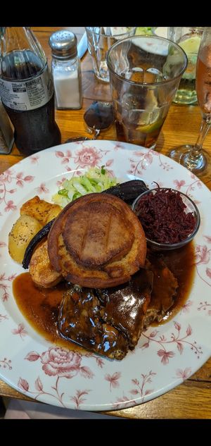 Vegan roast at The Perch in Oxford