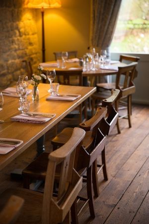 Dining at The Perch in Oxford