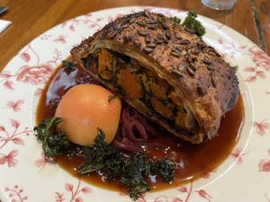 Vegan wellington  at The Perch in Oxford