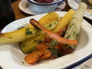 Roasted carrots side   at The Perch in Oxford