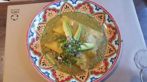 Enchilada at Las Mañanitas  in Potes