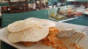 Vegan fajita at Las Mañanitas  in Potes