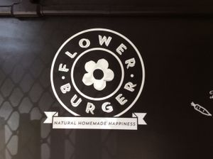 Flower Burger logo at Flower Burger in Monza