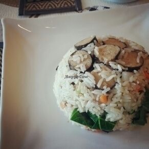 Fried rice with veggies and vegan fish   at D.D Samui Vegan Restaurant in Koh Samui