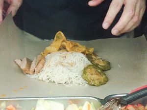 Bee hoon with 3 dishes at Healthy Vegetarian 健康素食 - Whampoa in Central Singapore