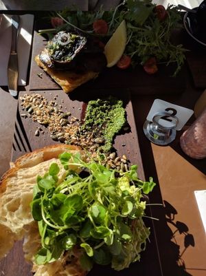 Great food  at The Patch in Mullumbimby