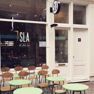 Front view at SLA - Utrechtsestraat in Amsterdam