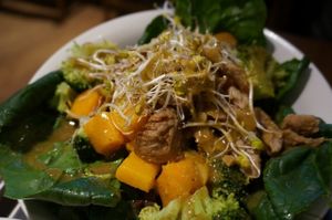 Warm Chicken Salad (vegan) at SLA - Utrechtsestraat in Amsterdam