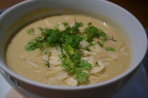Soup (vegan) at SLA - Utrechtsestraat in Amsterdam