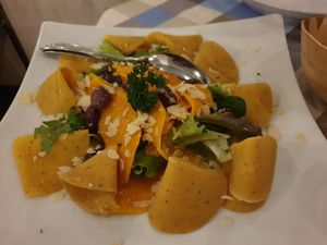 Starter: mopour with pumpkin at Desenzanino in Desenzano Del Garda