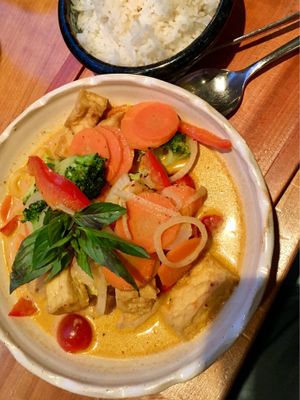 Red curry tofu  at Vi Pho in Frankfurt