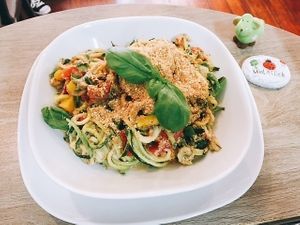 Zucchini Spaghetti at Tutgut Kueche in Mannheim