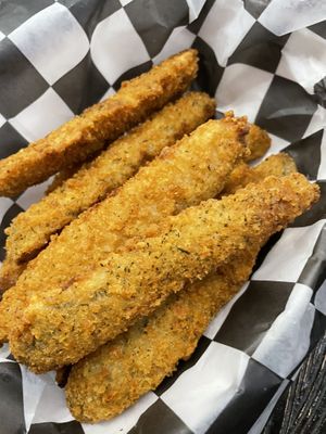 Fried Pickles at The Burger Shack in Chantilly