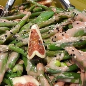 Fresh Figs, Beans, Sesame Salad at Zest in North West London
