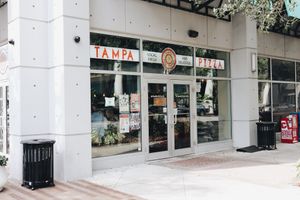 outside at Tampa Pizza Company in Tampa