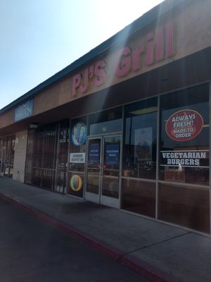 They're in a plaza in a smaller building in front. at PJ's Grill in Carson